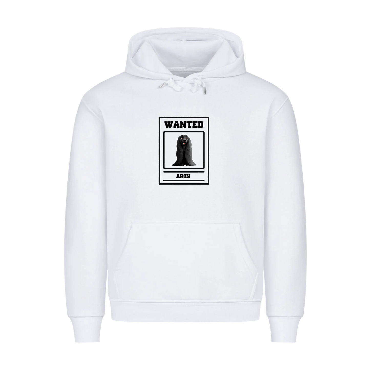 Wanted Dog Hoodie (personalisierbar)