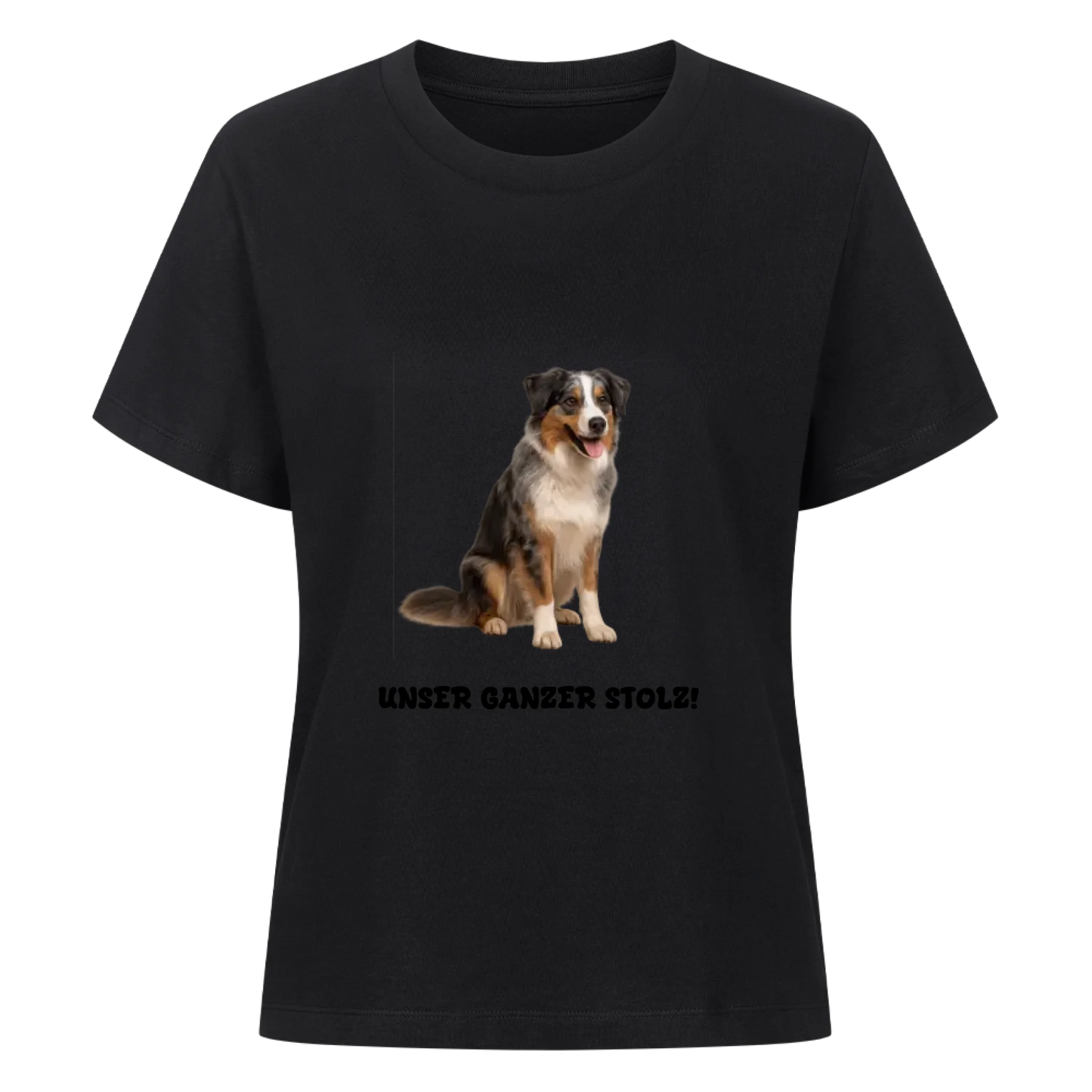 Personalisiertes Haustier-Foto-Shirt – Dein Bild & Text nach Wunsch (T-Shirt women)