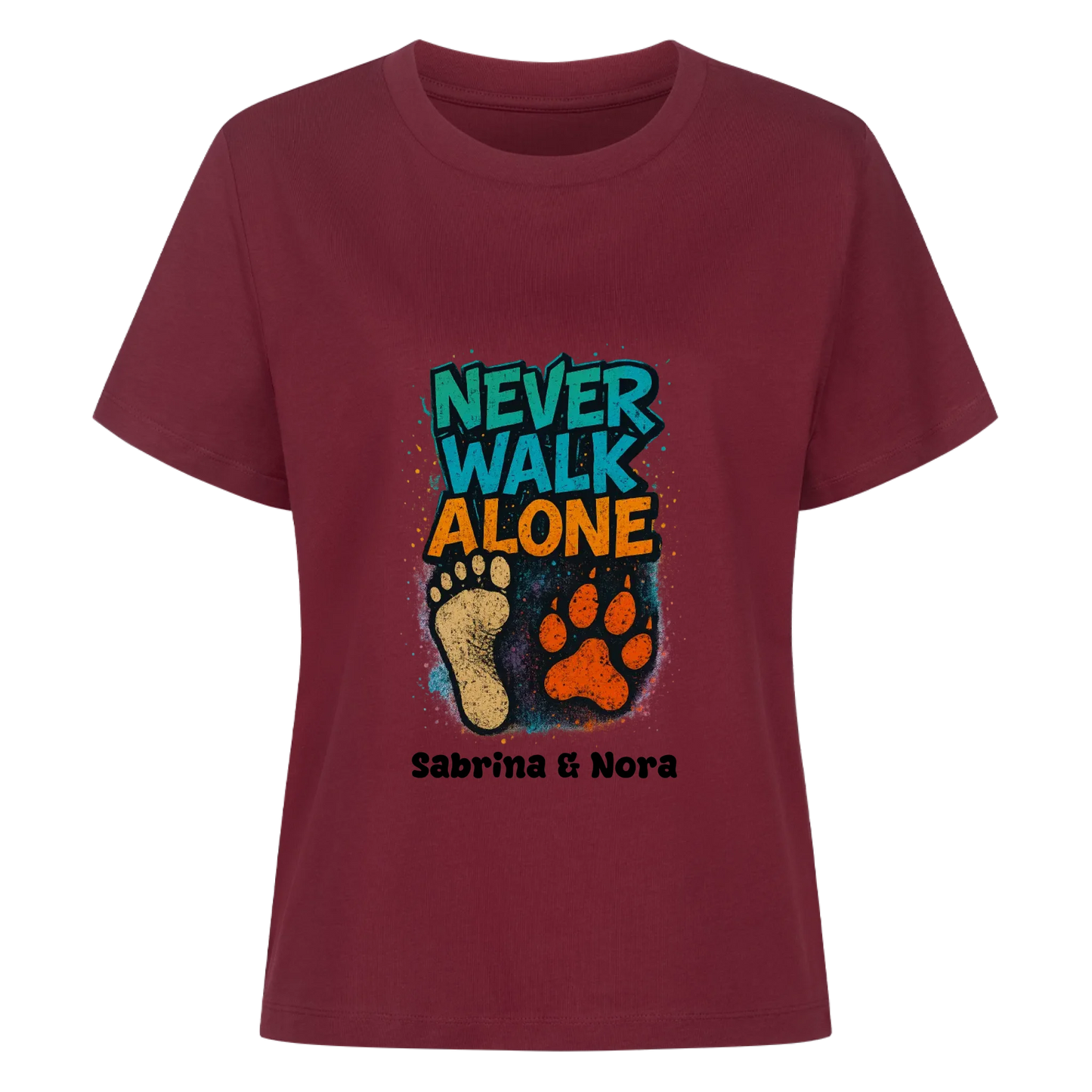 Never walk alone T-Shirt women
