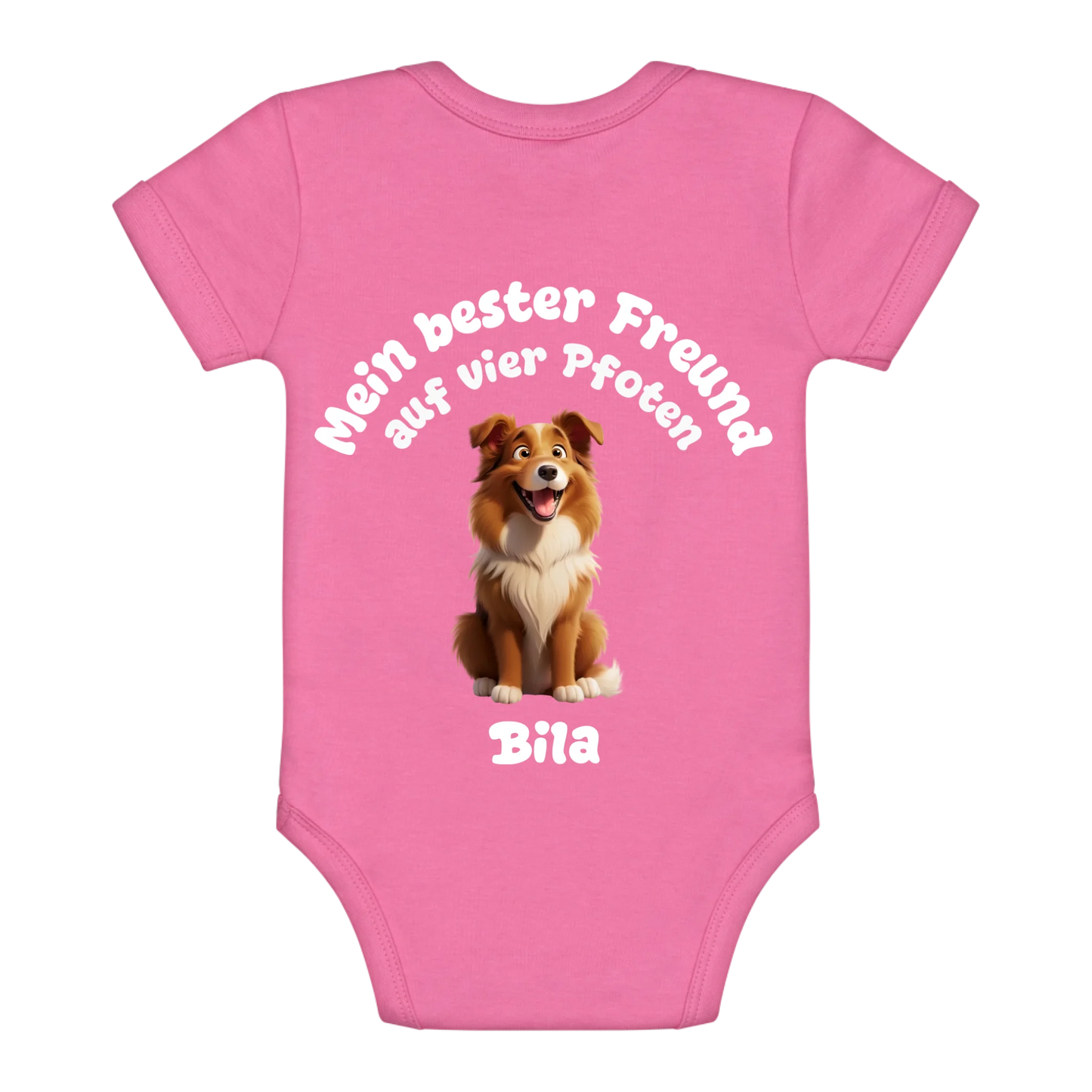 Bester Freund auf vier Pfoten Babybody
