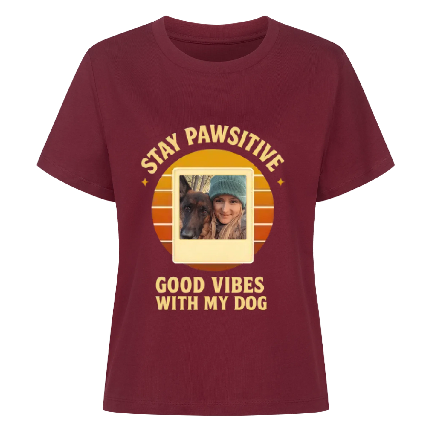 Stay pawsitive - Dog (T-Shirt women)