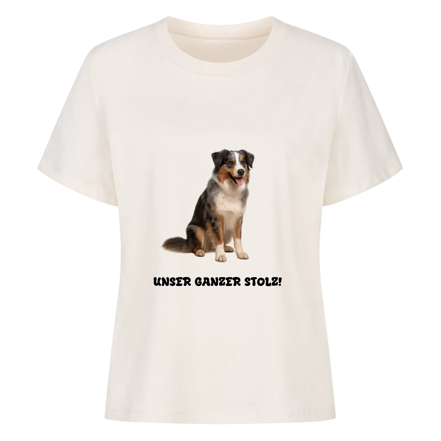 Personalisiertes Haustier-Foto-Shirt – Dein Bild & Text nach Wunsch (T-Shirt women)