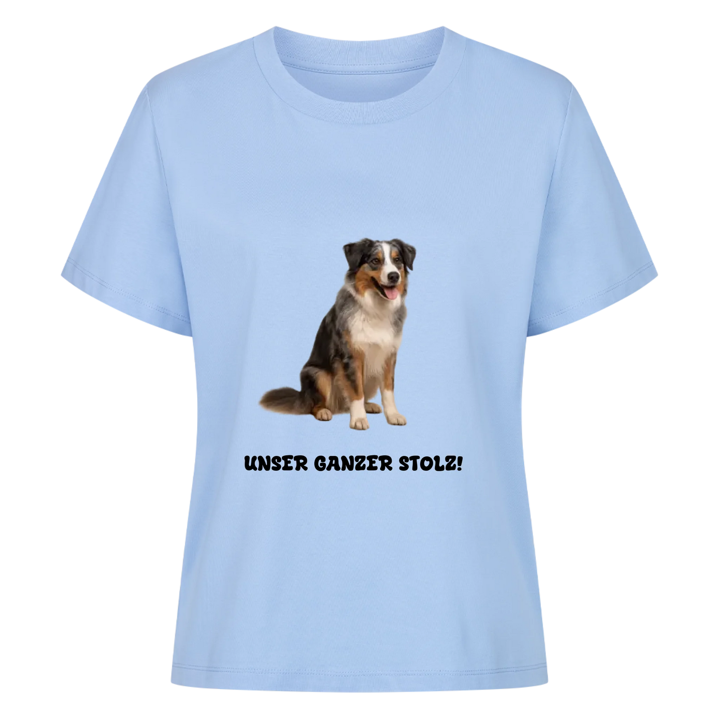 Personalisiertes Haustier-Foto-Shirt – Dein Bild & Text nach Wunsch (T-Shirt women)