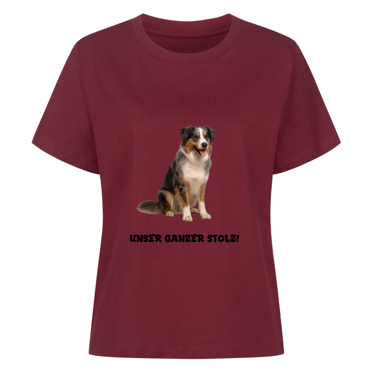 Personalisiertes Haustier-Foto-Shirt – Dein Bild & Text nach Wunsch (T-Shirt women)