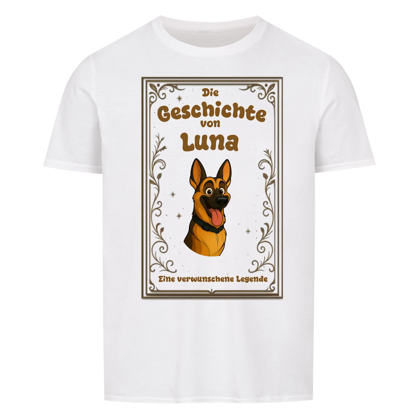 Verwunschen - personalisierbares T-Shirt - Dein Fellfreund als Disneyheld