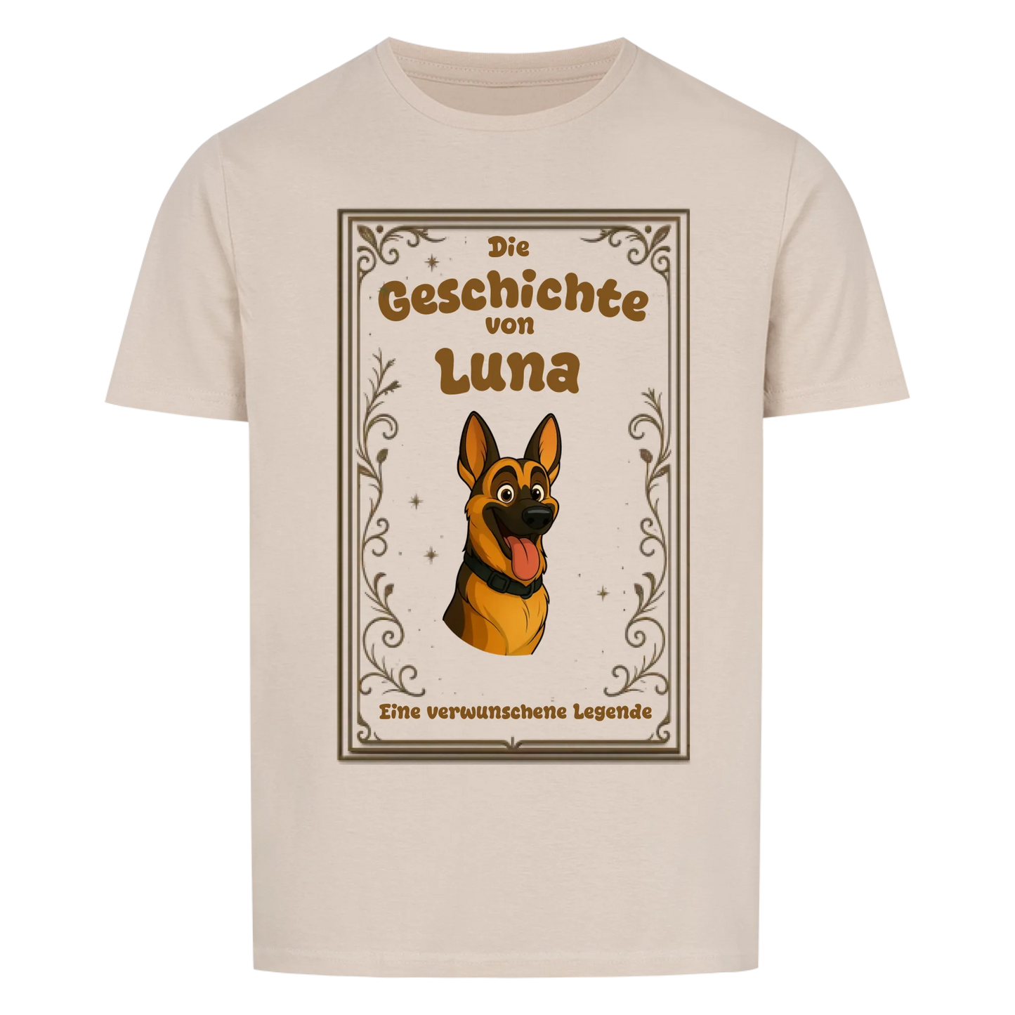 Verwunschen - personalisierbares T-Shirt - Dein Fellfreund als Disneyheld