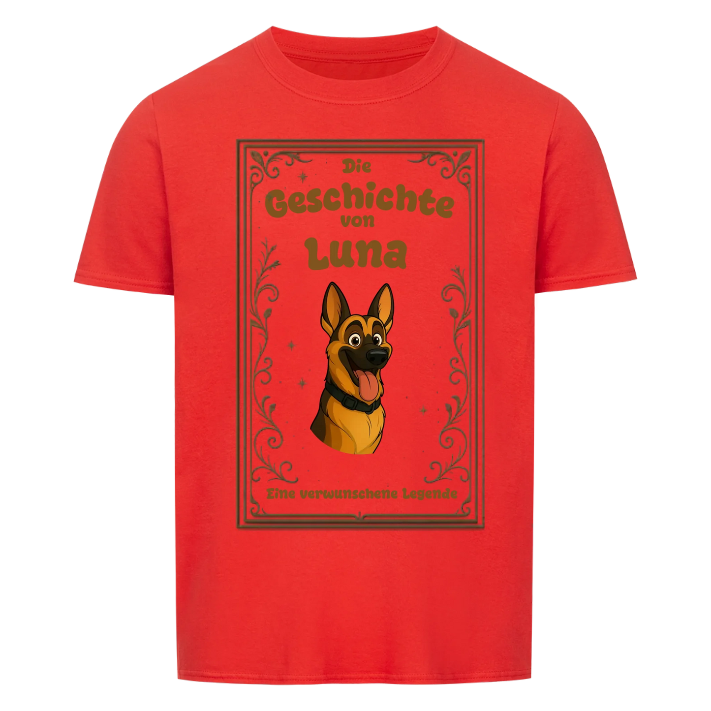 Verwunschen - personalisierbares T-Shirt - Dein Fellfreund als Disneyheld