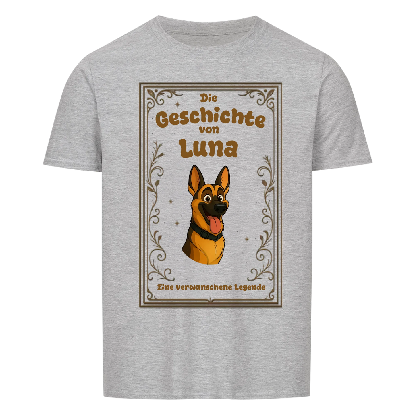 Verwunschen - personalisierbares T-Shirt - Dein Fellfreund als Disneyheld