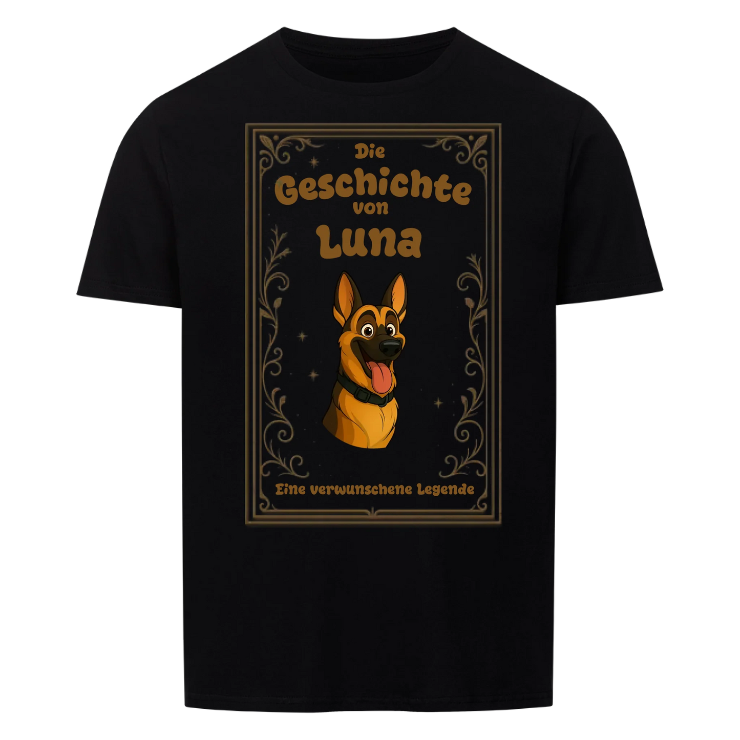 Verwunschen - personalisierbares T-Shirt - Dein Fellfreund als Disneyheld