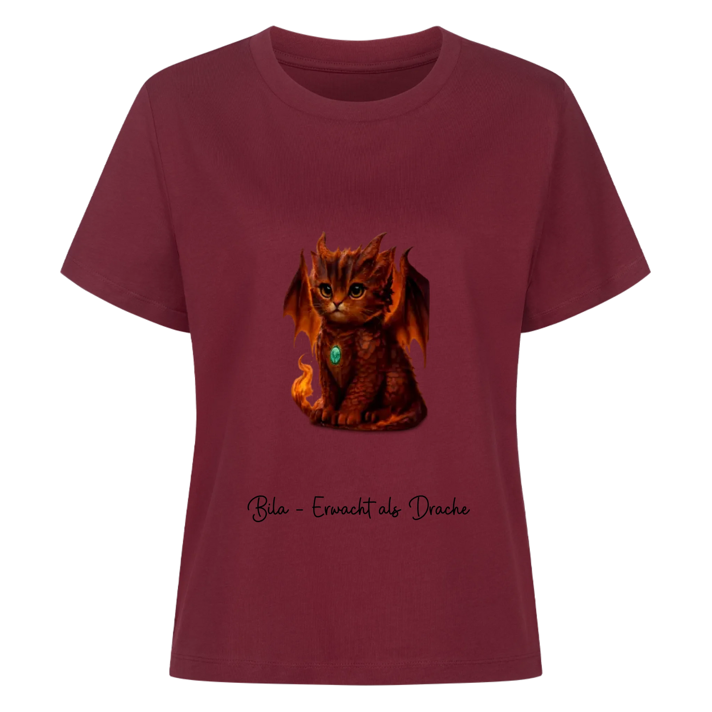 Dein Haustier als Fantasy-Drache (T-Shirt unisex)